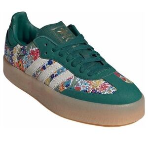 NEW Adidas x Liberty London Samba Green Floral Size 8.5